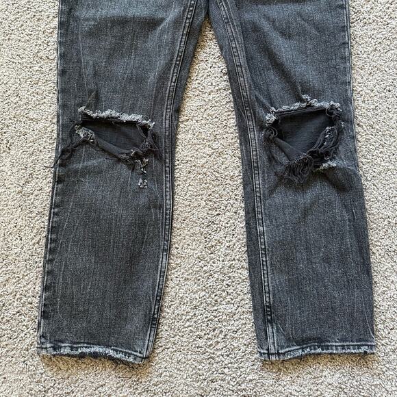 Abercrombie Ultra High Rise Ankle Straight Jeans - Picture 5 of 7